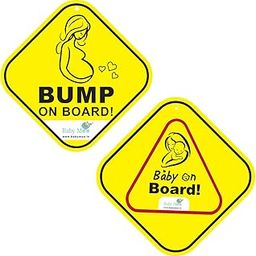 BabyMoo Baby On Board || Board with Vaccum Suction Cups Removable|| Durable Car Safety Warning Sign Vehicles Car Sticker-image-13