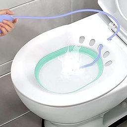 AYIDAROM Sitz Bath Tub for Adult, Sitz Bath Tub, Portable Bath Tub for Adults, Piles, Postpartum Essentials (Green)-picture-17