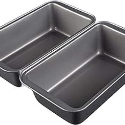 2 pc Bread Mould I Carbon Steel Loaf Baking Tray I Bake Ware Combo I Cake Baking I Cake Making Supplies I Kitchen Tools Set I Can be Used Microwave Oven OTG, Cooker - Black-17