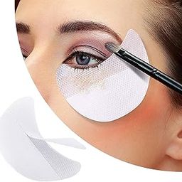 Eyeshadow Shield Eyeshadow Gel Pad Patches Eyeshadow Stencils for Prevent Eyelash Extensions, Tinting and Lip Makeup (PACK OF 30 Pcs)-19