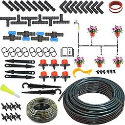 Drip Irrigation Garden Watering Drip Kit || Watering Drip Kit for Home Garden, Farming & Agriculture Purposes || Water Saving System (150 Plants)-17