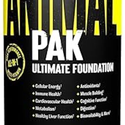 Original Animals Pak - Convenient Multivitamin for Men & Women Daily All-in-One Vitamin & Supplement Pack - Zinc, Vitamins C, B, D, Amino Acids, and Immune Support - Sports Nutrition Performance - 44 Count-36