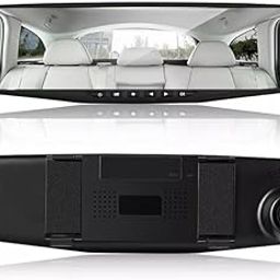 OneXsale 1080P Mirror Dash Cam Dual Lens with Rearview Backup Camera 4.3" LCD Screen G-Sensor Waterproof Rear Camera Loop Recording Parking Monitor-picture-17