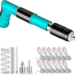 Samuba Multipurpose Manual Steel Nail Gun With 12 Nails, Wall Fastening Tool for Cement, Portable Mini Shooting Machine for Home DIY Woodworking-image-81