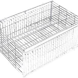Animal Cage Quail Single Way Entrance for Orchards Garages Meat Pigeons Two Doors-picture-26