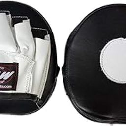 LEW Black/White Pre Curved Boxing/Kick Boxing Cuban Focus Pad-image-76
