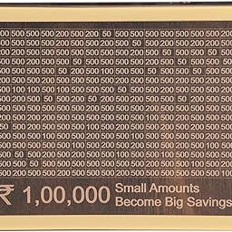 Decordial Wooden Piggy Bank for Kids & Adults, Savings Box, Mini Bank, Donation Box, Smart Money Box, Wooden Coin Box, Money Saver, Piggy Bank with Number-image-26