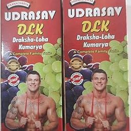 Udrasav DLk Draksha - Loha Kumarya 225 ml Syrup Pack of 2-image-20