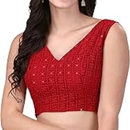 oomph! Cotton Readymade Blouse for Women, Hakoba Cotton high Neck-picture-22