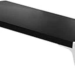 CALANDIS™ Monitor Stand Desk for PC Screen Wooden Support Desktop Shelf Computer Stand Black and White | Monitor Mounts & Stands | Monitors, Projectors & Accs-16