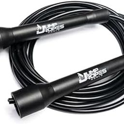 JUMP ROPES WORLD NEW SX 2.0 Champion PVC Skipping Rope with Anti Slip Heavy Handle, Extra Snap Locks and Carry Bag - Adjustable Fitness Training Jump Rope for Kids and Adult (10 FT, Black)-image-89