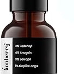 Bonberry Advanced Hair Growth Serum | 3% Redensyl + 4% Anagain + 3% Baicapil + 1% Capilia Longa, Rosemary, Biotin & Rice Extract | Thick Density | Hair growth & Hair fall control serum for Women & Men | 30mL-16