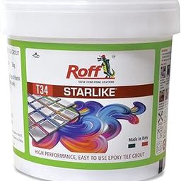 Pidilite ROFF STARLIKE [1 KG SNOW WHITE] 2 component | High performance epoxy grout with patented quartz technology-image-11