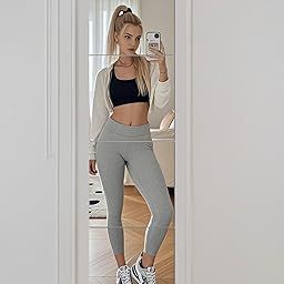 PIUDOC 12" x 12" 4Pcs Full Length Wall Mirror Tiles, Frameless Wall Mounted Mirror Glass Wall Mirror for Home Gym, Door, Bedroom, Living Room-24