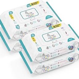 R For Rabbit Feather Aqua Baby Wipes Combo Pack Of 312 Units | Pure Water Wet Wipes for Babies With Lid (Combo of 4 Packs)-12