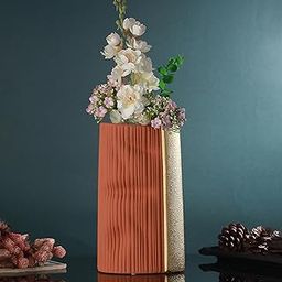 TIED RIBBONS Flower Vase for Flowers Plants (Multi, 25.4 cm x 14.7 cm) - Home Décor Living Room Ceramic Bedroom Hall Centerpiece Office Table Kitchen Decoration Items Hall Aesthetic House Warming Gift-image-30