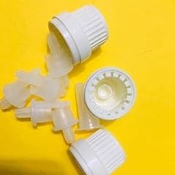 18mm Self Sealing Amber Bottle Cap with Dropper || Pack of 50 || Shophomeo®-22