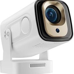 Krisons Razor-005 Smart Projector, 1080P Native Resolution, Android 13.0, 4K Support, WiFi 6, Rotatable Design,Auto Focus, Auto Keystone with Bluetooth Remote-1