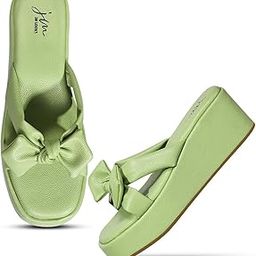 Women's Open Toe Platform Wedge Sandals | Fashionable with Unique Upper Detail-image-99