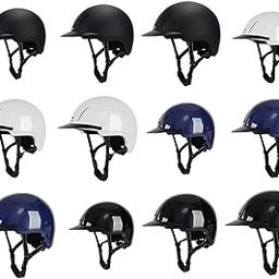 Equestrian Helmet Equestrian Supplies Multi Ventilation Holes Equestrian Hat S Matte Black| Lightweight Sports Helmet | Helmet Accessories-image-41
