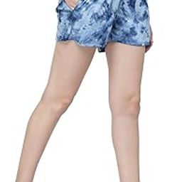 Women's Relaxed Fit Printed Shorts with Side Pockets-picture-22