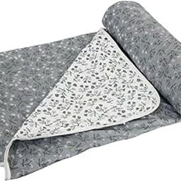 WONDERLOOK Cotton Double Bed Dohar - Reversible AC Blanket for All Seasons - Lightweight & Portable for Travelling (Design-10, Single)-image-23