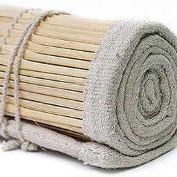 MALKAS BOUTIQUE- Bamboo Curtain - 3W x 6H feet Pack of 1 Roll up Bamboo Curtain/Blinds with Sun, Dust, Privacy, Cold Protection for Window, Door, Balcony, Hut Screen, Dhaba, Restaurant, Hotel-use-image-57