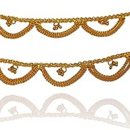 Latest Double Chain Mattal/EarChain for Women & Girls-image-9