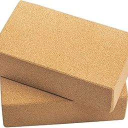 Kavi Cork Yoga Block, Set of 2, High Density, Non-Slippery, Light Weight, Odour-Resistant and Moisture Proof, Size 9 x 5 x 3 in-image-88