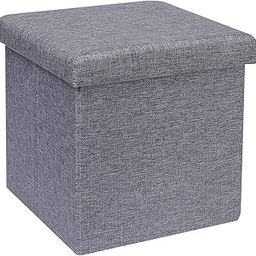 BANSI creatives Folding Organizer Storage Bench Footrest Stool Coffee Table Cube, Folding Sitting Stool with Wardrobe Organiser Storage for Living Room Study.-image-87