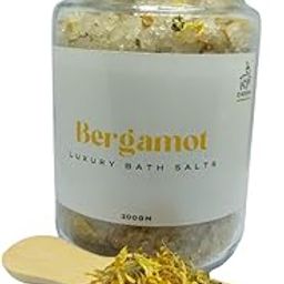 DEER Bergamot Bath Salt 200g – Calming Bath Soak with Essential Oils & Natural | Aromatherapy & Stress Relief | Glass Jar with Cork Lid-image-88