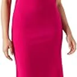 bewakoof Women's Solid Regular Fit Sleeveless Round Neck Poly Spandex Bodycon Dress-picture-19