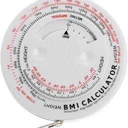 HAUSHUT BMI Body Waist Index Retractable Round Tape 150cm Measure Tools for Body Measurements Weight Loss Maintain a Healthy Body Shape-image-79