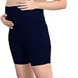 Women's Cotton Maternity Shorts Over The Belly for Pregnant Women for Pre & Post Pregnancy-image-68