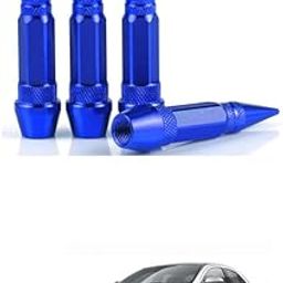 LOVMOTO 4PCS Spiked Shape Tire Valve Stem Caps, Aluminum Car Air Stem Cap, Universal Tire Valve Stem Covers for Cars, SUV, Trucks, Bikes, Motorcycles Comfortable with Kiza-shi-image-69