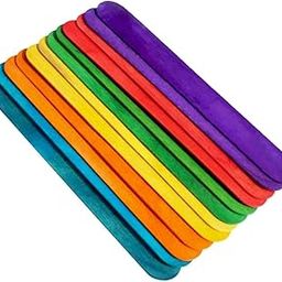 Just Flowers Big Size Multi-Purpose Popsicle Sticks, Colorful Ice Cream Sticks for Craft, Waxing, Tongue Depressor Wood Sticks for DIY Crafts or School Projects (20x 2.5 CM) (Pack of 36, Multicolor)-picture-17