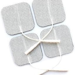 ALEXERA HEALTHCARE White Physiotherapy Equipments Self Adhesive Electrode Pads For Electronic Stimulators, Ift, Tens,Ems & Pulse Massagers (4 pieces of 5cms*5cms size).-picture-30
