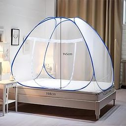 Mosquito Net for Double Bed, 6.5x6.5 Feet Premium Double Bed Machardani, Strong and Durable, Tent Type-28
