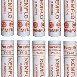 Ro Water Filter Candles, Pre Filter Cartridge, Pp Spun Filter 10 Inch, 5 Micron, 85 gm Sediment Filter, Filter Candle for Ro Water Purifier (Pack of 10)-image-55