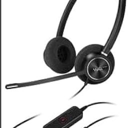 Voix Green Networks 960 Wireless Over-Ear Headset with Bluetooth Connectivity - Black-image-15
