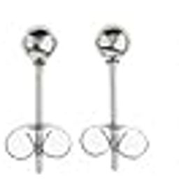 5 Pairs Assorted Ball 2mm-6mm Disc Ball Stainless Steel Earring Studs Silver-image-100
