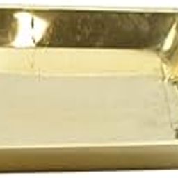 Puja N Pujari Square Design Brass Abhishekam Plate Patra for Shivalingam and God Idols (32 cm), PNPBSAP-3276, Gold-image-47