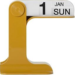 THE STYLE SUTRA® Page Flip Desk Calendar Durable Desk Accessories Standing Perpetual Calendar | Calendars-31