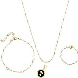 Valentine's Day Collection Alphabet T Black Enamel Charm|Valentine Gift For Her|Gift For Wome|Gift For Her|-44