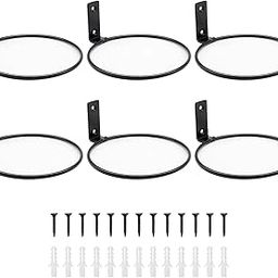 6 Pack 8 Inch Wall Flower Pot Holder Ring Plant Hanger, Metal Planter Hooks Wall Mounted Bracket Heavy Duty for Outdoor Indoor-image-50