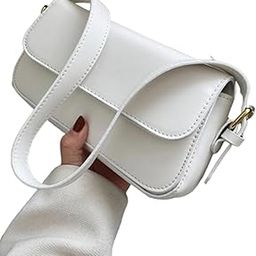 Women's White Shoulder Bag | Trendy Mini Faux Leather Handbag for Girls & Women | Stylish Sling Bag for Everyday Use with Adjustable Strap-image-9