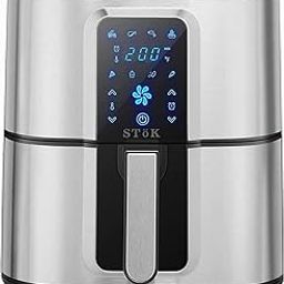 SToK (ST-AFD110-S) Air Fryer Max | Digital Touchscreen with 8 Presets, 6.5 Liter 1800-Watts Electric Fryer Oven & Oil-Less Cooker for Roasting-30