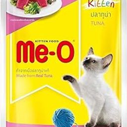 Me-O Pouch Kitten Wet Food Tuna in Jelly 80 G, (Pack of 12, 960g)-13