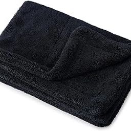 ShineXPro Microfiber Cloth for Car - Big Daddy 1500 GSM Large (60x40 CM) Twisted Loop Car Cleaning Cloth - Edgeless Design with Plush Pile and Lint Free Cloth for Drying and Detailing (Black)-17