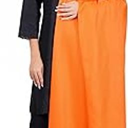 Pure Woolen Solid Orange Shawl (Size 50X105 Inch)-image-18